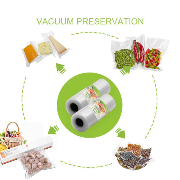 Vacuum Sealer Bags for Food Storage (Transparent)
