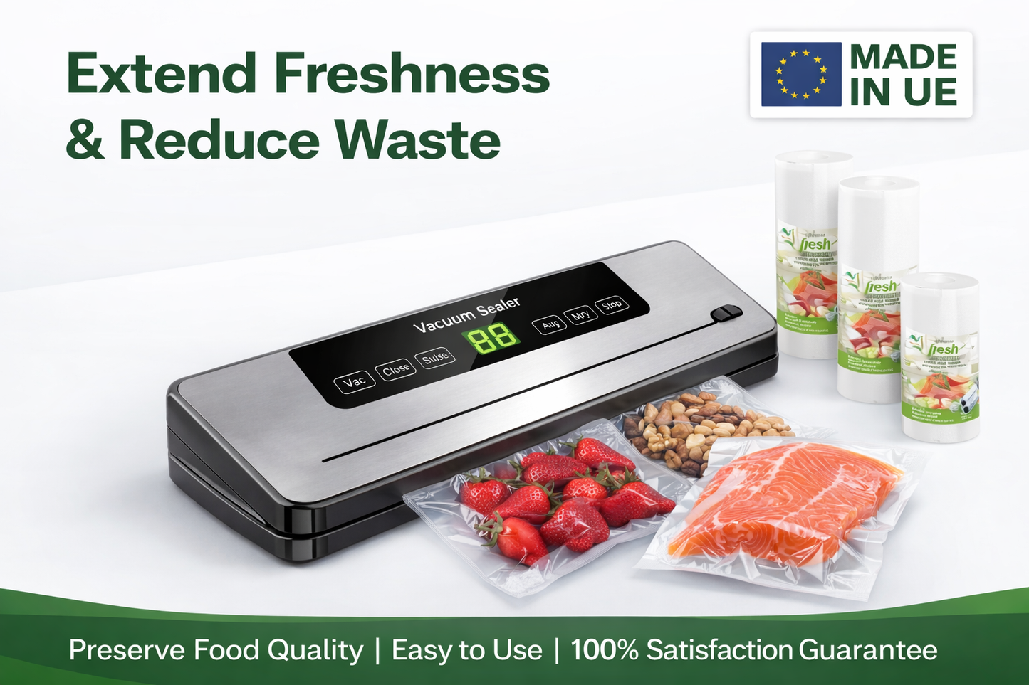 Vibly™ FreshSeal Vacuum Sealer