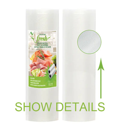 Vacuum Sealer Bags for Food Storage (Transparent)