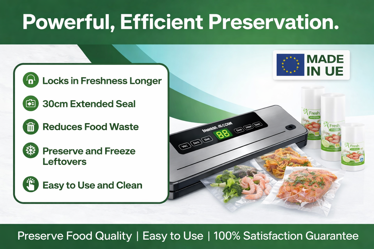 Vibly™ FreshSeal Vacuum Sealer